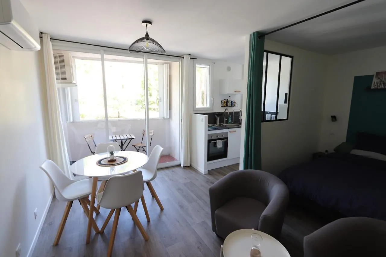 Studio Tout Confort - Climatisation, Parking, Wifi Greoux-les-Bains